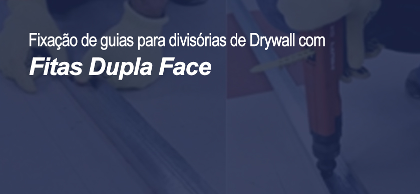 fixacao de guias para divisorias